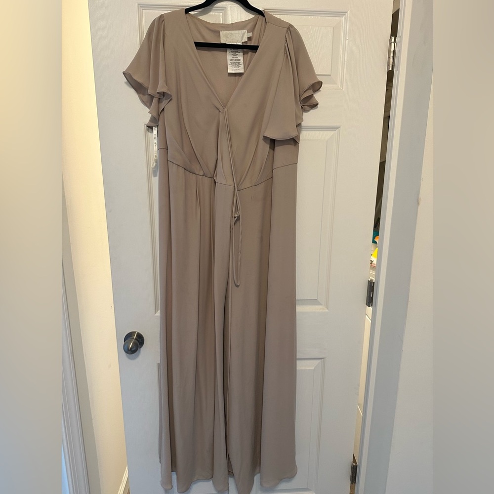 Size 20 David’s Bridal bridesmaid dress.